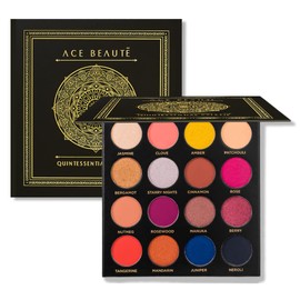 Ace Beauté Quintessential Eyeshadow Palette - Highly Pigmented Easy To Blend Long Lasting Non Greasy Smudge Free Matte & Shimmer Shadow