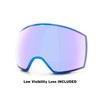 Zeal Optics Cloudfall UF Snow Goggle w/Bonus Lens, Dark Night/Polarized