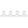 4 Pcs Rail Guide Support Aliminum Alloy Linear Motion Bracket