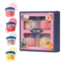 V Set 4 Bálsamos Labiales Hidratantes S.t.r Color 7g C/u A