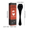 Men’s Beard Growth Roller Comb – Strengthens Roots for Thicker