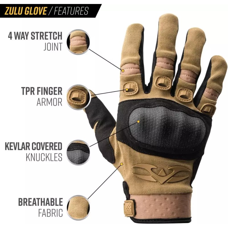 Valken 발켄 줄루 전술 장갑 [XX-Large] Valken Zulu Tactical Gloves