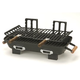 NEW Marsh Allen 30052 Cast Iron Hibachi Charcoal Grill 10 by 18-Inch Camping .#GH45843 3468-T34562FD541028