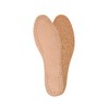 Natural Leather Cork Layer Insoles for Women, Shoe Insoles, Replacement