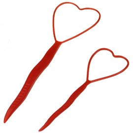Mia Ez Twist, Hair Braiding and Twisting, You Will "HEART" This Styling Tool, 1 large, 1 small + 5 Plastic Elastics, For Women and Girls 7pcs