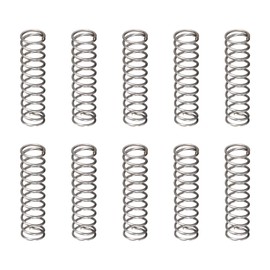 DTGN 0.5x5x20mm(DxODxL) Compression Spring - 10Pack - Good for Machinery - Spring Steel Extension Spring - Gray