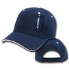 DECKY Sandwich Visor Baseball Cap, Navy/White