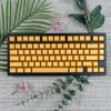 142 Keys PBT Doubleshot Transluent Keycaps Yellow SA Profile Keycaps