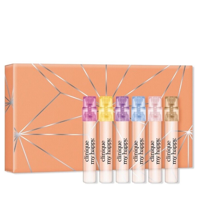 Clinique Find Your Happy 6 pc Perfume Travel Mini Gift