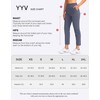 YYV Women's Golf Pants Stretch Work Ankle Pants High Waist