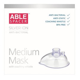Able Buy Able Spacer Silver Ion Medium Whistle Mask Online | Chempro Chemists