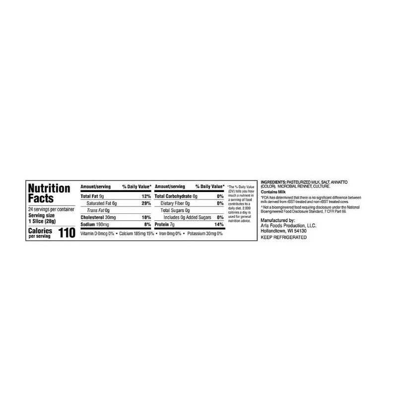 Arla Dofino Muenster Cheese Slices, 24 oz.