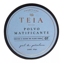 TEIA Comséticos Naturales Polvo Matificante Teia Comséticos Naturales