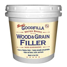 Goodfilla Rosewood, 1 Quart (3.5lbs), Wood and Grain Filler, Stainable, Tintable, Sandable, Sandable, Zero Waste, Non-Toxic, USA Made