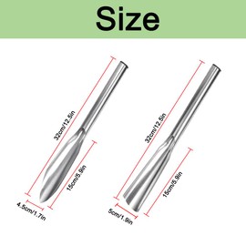 Garden Trowel Tool, 2 Pieces Stainless Steel Small Garden Hand Shovel, Multi-Purpose Garden Hand Tools for Digging, Transplanting, Weeding - Type F