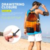 HOHOM Mesh Swim Bag Beach Drawstring Backpack, Waterproof Gym Bags