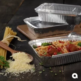 NALI FOIL Charola Pavera Aluminio Rectangular / Ovalada  *facturamos*
