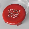 ANGELGUOGUO Red ABS Car Engine Start Stop Switch Button Cover