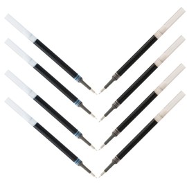Pentel Energel 0.7 Refills - Needle Tip - Medium Point - Pack of 4 Black and 4 Blue (8 Total) - Model: LRN7