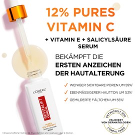 L'Oréal Paris RevitaLift Clinical Vitamin C Glow Set: Serum & Mask with Pure 12% Vitamin C for Radiant Skin and Refined Pores