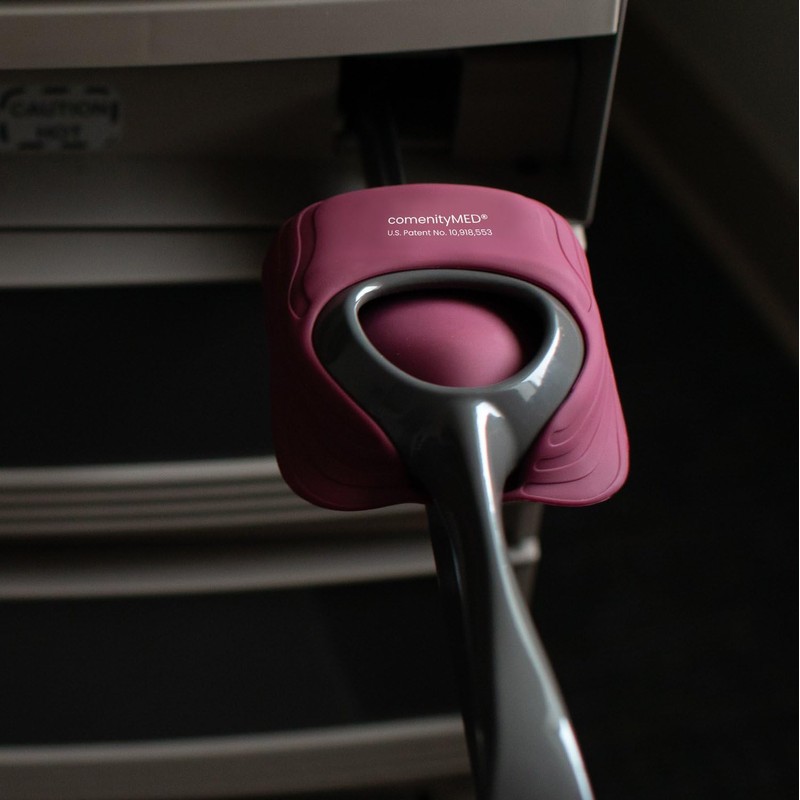 comenityMED Exam Table Stirrup Covers - Resilient Professional Foot Supports