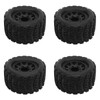 4 Pcs 1/10 RC Snow Tires Set with Wheels Strong