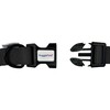 HugglePets Snappy Black Medium 30-50cm Dog Collar | Adjustable Weatherproof