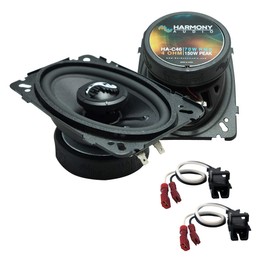 Harmony Audio Compatible with Chevy Silverado Pickup 1999-2007 Rear Pillar Premium Speaker Replacement HA-C46