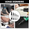Screw Extractors 6PCS with Box, Damaged Screw Bolt Extractor Set,
