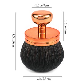 Extra Large Body Makeup Brush - Self-Tanning Applicator for Effortless Tan Blending on Legs and Back - Versatile Sunscreen Brush for Face and Body Beauty (rose gold)