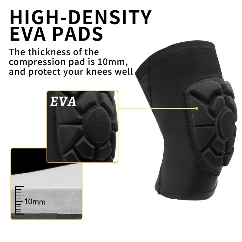YEEKORO Kids/Youth Knee Pads + Elbow Pads, Compression Support Sleeve