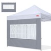 MASTERCANOPY Church Window Sidewall Panels Sunwall for 3x3M Instant Gazebo