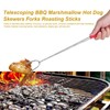 Teleskop-Grill-Marshmallow-Hot-Dog-Spieße, Gabeln, Bratstäbchen, Camping-Set