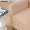 Bifaunvogel Waterproof Accent Chair Cover with Arms Stretch Jacquard Single