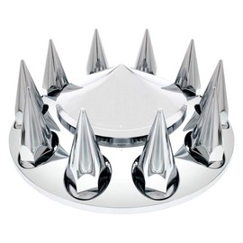 United Pacific 33 mm Thread-On Pointed Front Axle Cover Set - Spike Nut Cover