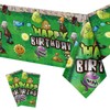 deenor 2Pcs Plants Zombies Tablecloth Disposable Tablecover Birthday Party Supplies