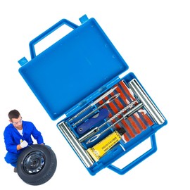 Car Tire Patch Kit Professional Heavy Duty Tire Plug Kit Portable Tire Repair Car Tire Patch Kit for Travel Camping Car