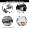 PANDAFLY Willow Charcoal Sticks, Soft, Black Artist Vine Charcoal for