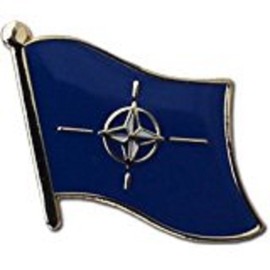 NATO North Atlantic Treaty Organization Flag Bike Motorcycle Hat Cap Lapel Pin Best Material Premium Vivid Color and UV Fade Resistant