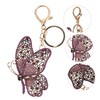 Healeved Butterflies Rhinestone Key Chain Charming Bag Key Ring Pendant