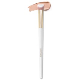 Angled Concealer Brush Under the Eyes by Enzo Ken, Small Nose Contour Brush, V-shaped Eyeshadow Brush for Dark Circles Puffiness, BB Cream Liquid Blend. 162V