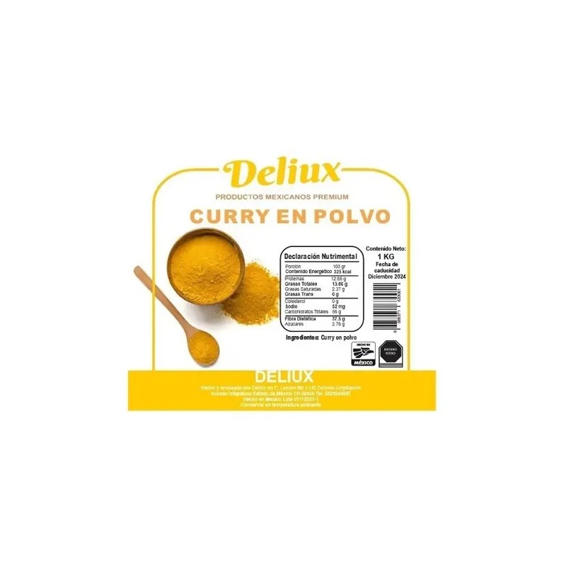 Curry En Polvo 1 Kilo
