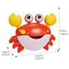 Jovow Crab Bubble Bath Maker for The Bathtub,Blows Bubbles and