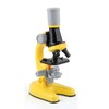 Kids Microscope Set 100x 400x 1200x Magnifications Angle Adjust LED