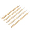 100pcs Eyeliner Brush Disposable Ultra Fine Point Eyeliner Applicator Cosmetic