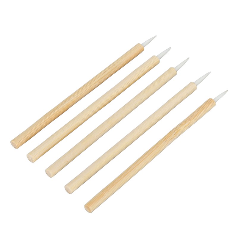 100pcs Eyeliner Brush Disposable Ultra Fine Point Eyeliner Applicator Cosmetic