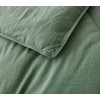Chezmoi Collection Vero Sage Green Comforter Set Full Size 3-Piece