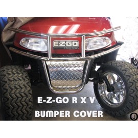 Ezgo RXV Golf cart Diamond Plate Front Bumper Cover