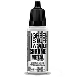 Green Stuff World Chrome Metal Paint for Models and Miniatures 2454