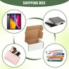 9"x6"x4" Shipping Boxes Set of 5, White Corrugated Cardboard Box